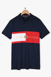 TH Imported Embroidered Logo Polo (Navy Blue)
